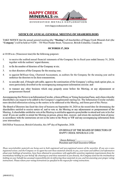 Notice of Annual General Meeting